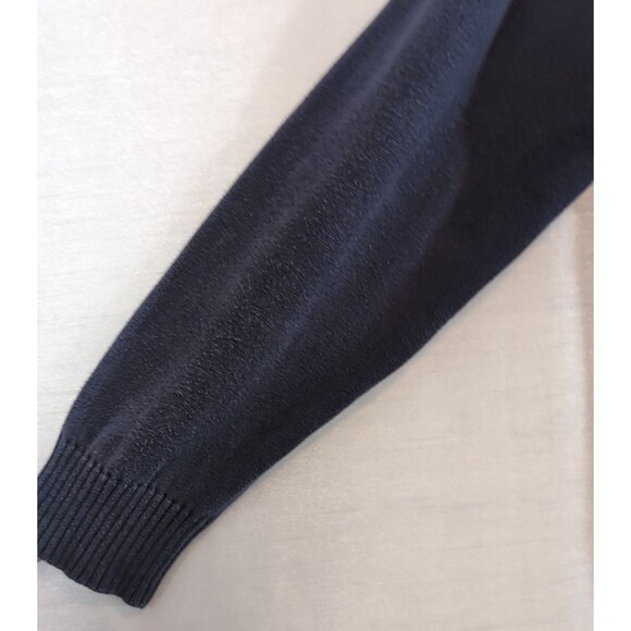 JOE Joseph Abboud Argyle Sweater Mens MEDIUM 1/4 Zip Pullover Long Sleeve Preppy - Picture 7 of 14